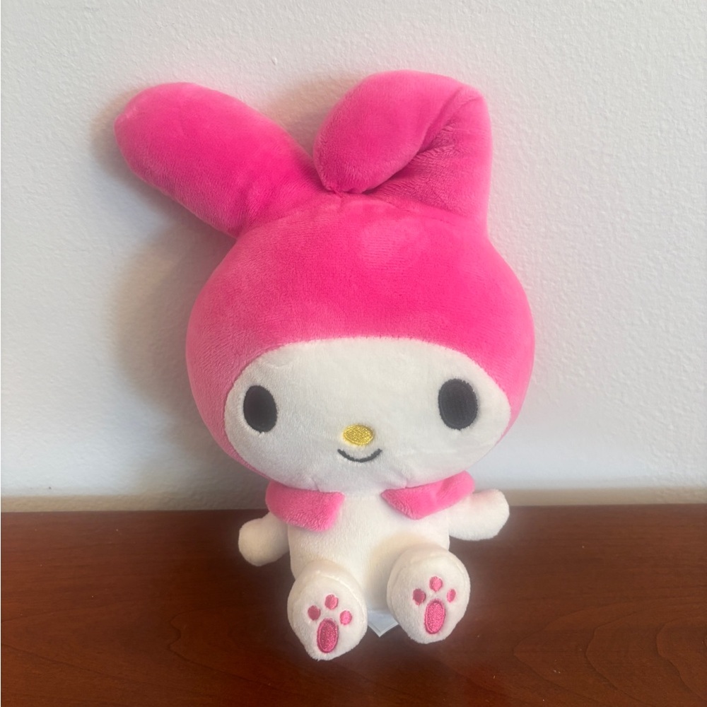 Sanrio Pink and White Plush Bear